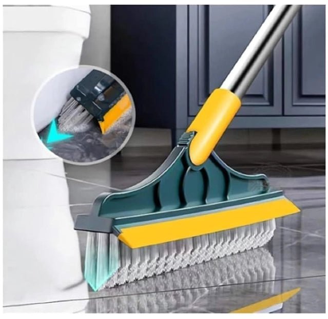 2 in1 Floor Scrub Cleaning Brush Wiper ( Pack of 2) - General Mart