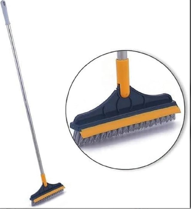2 in1 Floor Scrub Cleaning Brush Wiper ( Pack of 2) - General Mart
