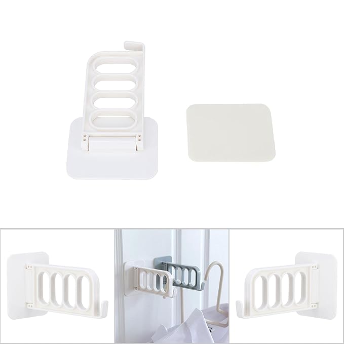 Clothes Drying Rack Clothes Hanger Laundry Drying Rack Adhesive Laundry Rack 2 pcs - General Mart