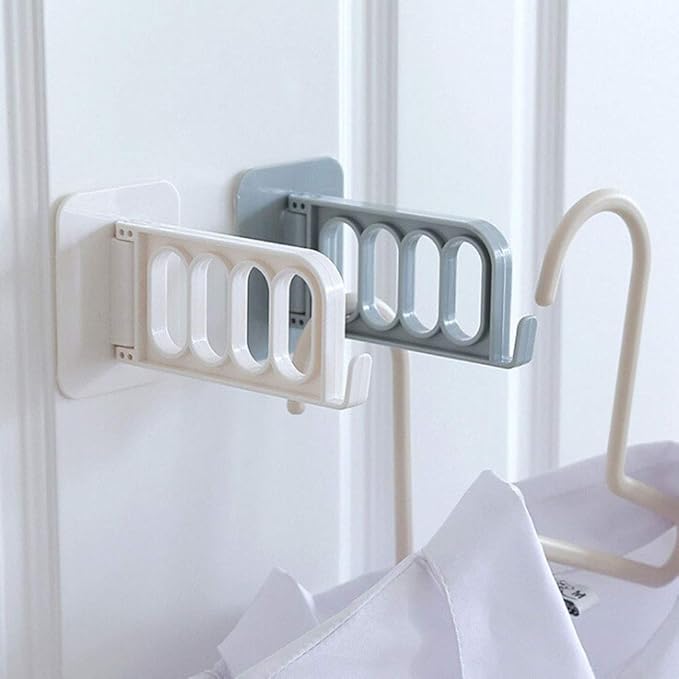 Clothes Drying Rack Clothes Hanger Laundry Drying Rack Adhesive Laundry Rack 2 pcs - General Mart