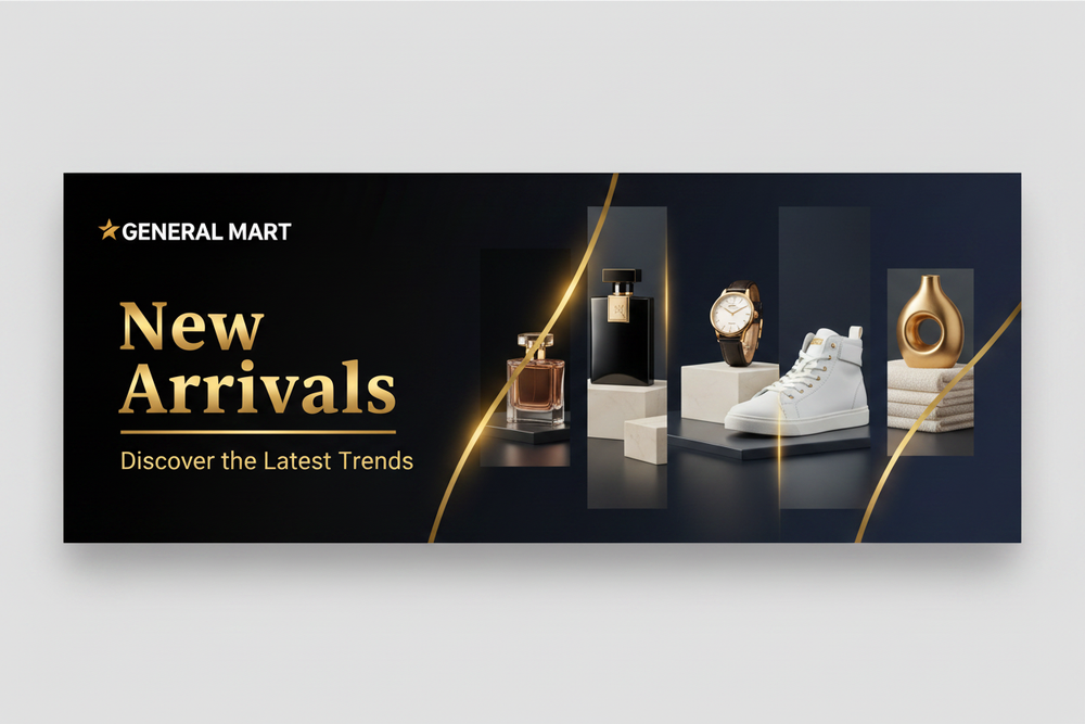 General Mart New Arrivals Banner