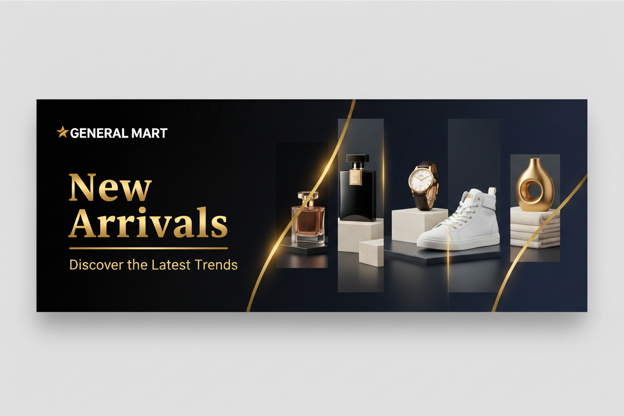General Mart New Arrivals Banner