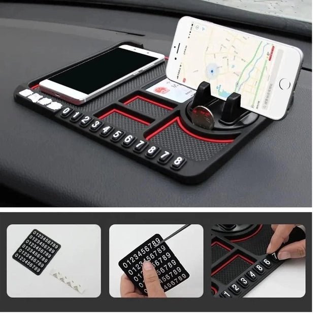 Phone GPS Holder Anti-Slip Silicone Pad and Car Mobile Holders for Car Dashboard - General Mart