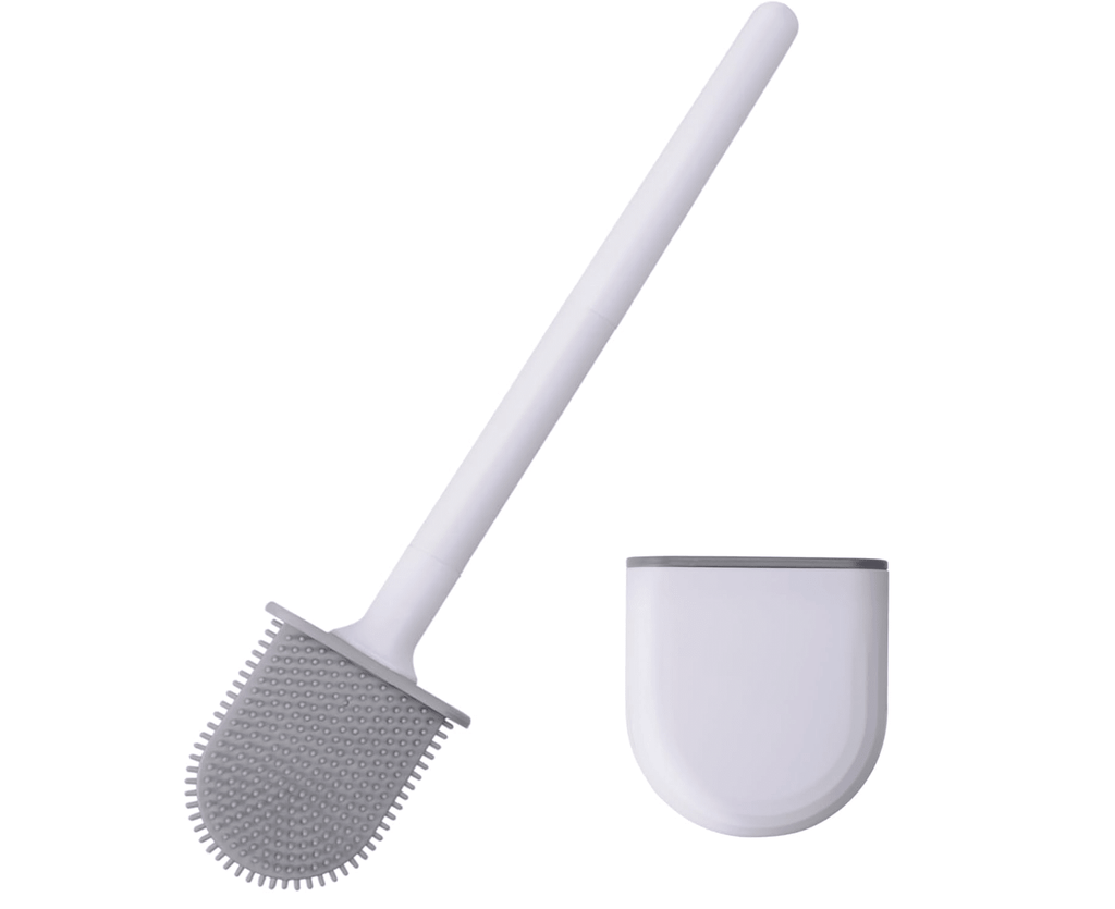 Silicone Toilet Brush with Holder - General Mart