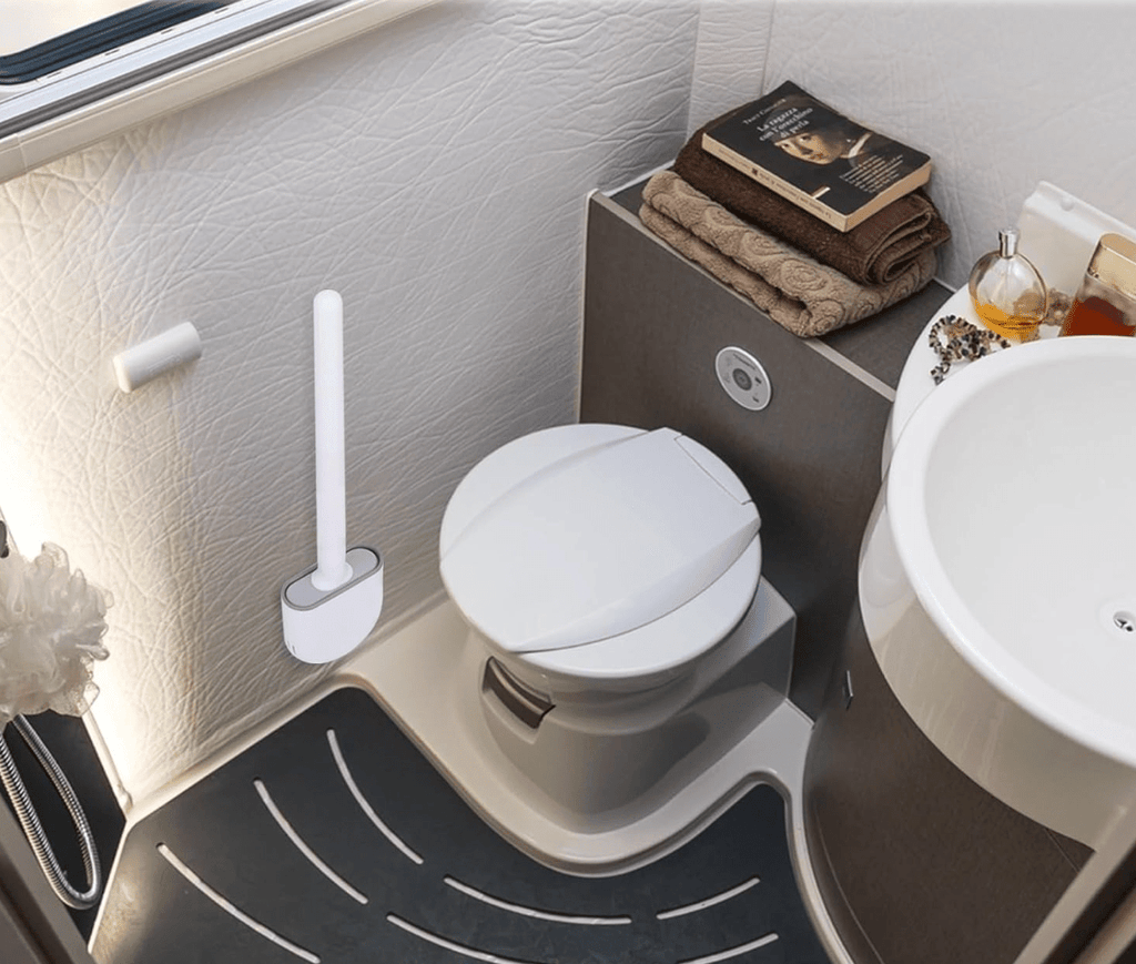 Silicone Toilet Brush with Holder - General Mart