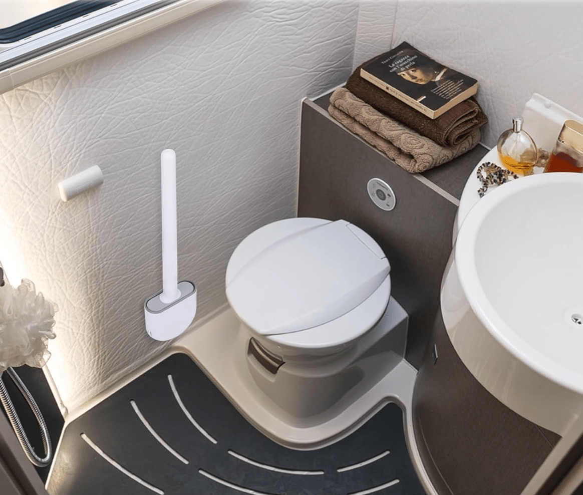 Silicone Toilet Brush with Holder - General Mart