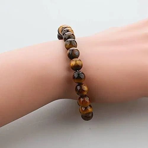 Tiger Eye Yellow Crystal Healing Stone Bracelet - General Mart